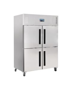 Polar G-serie Gastro 2-deurs koeling met gedeelde deuren 1200L