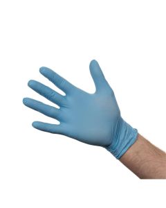 Nitril handschoenen blauw poedervrij XL