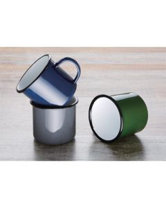 Olympia Emaille mok blauw 35cl