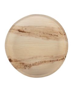 Fiesta Compostable biologisch afbreekbare ronde palmblad borden 25cm (100 stuks)