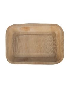 Fiesta Compostable biologisch afbreekbare rechthoekige palmbladborden 26x16cm