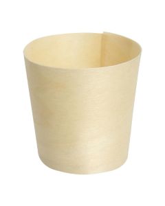 Fiesta Compostable biologisch afbreekbare houten sausbakjes 38ml 4cm (100 stuks)