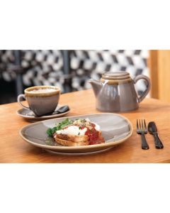 Olympia Kiln cappuccinokopjes grijs 34cl