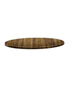 Topalit Classic Line rond tafelblad Atacama kersenhout 80cm