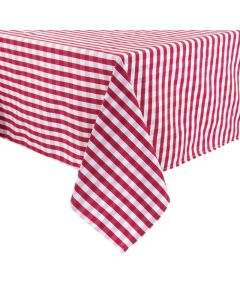 Mitre Comfort Gingham tafelkleed rood-wit 132x132cm