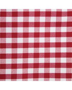 Mitre Comfort Gingham tafelkleed rood-wit 178x178cm