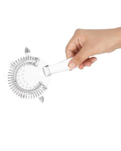 Olympia Hawthorne cocktail strainer 4 tanden RVS