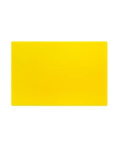 Hygiplas antibacteriële LDPE snijplank geel 450x300x10mm