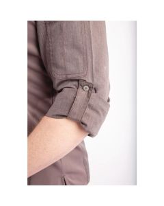 Chef Works Urban Hartford unisex koksbuis met rits lange mouw grijs S