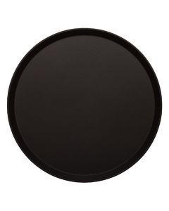 Cambro Treadlite rond antislip glasvezel dienblad zwart 35,5cm