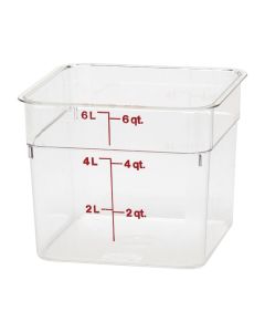 Cambro Camsquare vierkante polycarbonaat voedseldoos 5,7L