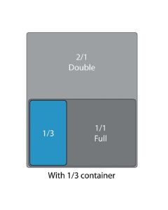 Cambro buigzaam polypropyleen deksel GN 1/3