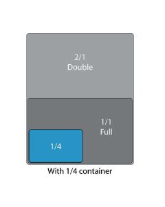 Cambro polycarbonaat bak GN 1/4 6,5cm