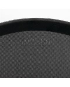 Cambro Camtread rond antislip glasvezel dienblad zwart 40,5cm