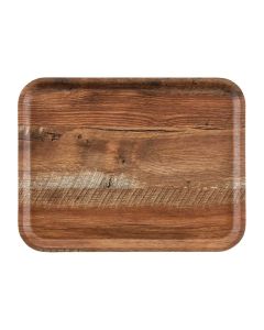 Cambro Madeira gelamineerd dienblad bruin eiken 46cm