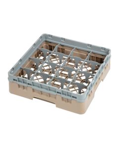 Cambro Camrack vaatwaskorf met 16 compartimenten max. glashoogte 9,2cm