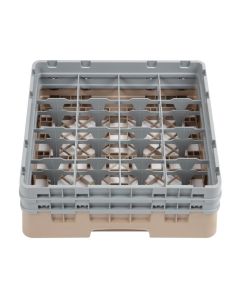 Cambro Camrack vaatwaskorf met 16 compartimenten max. glashoogte 13,3cm