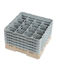 Cambro Camrack vaatwaskorf met 16 compartimenten max. glashoogte 25,7cm