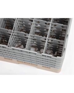 Cambro Camrack vaatwaskorf met 16 compartimenten max. glashoogte 25,7cm