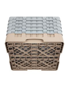 Cambro Camrack vaatwaskorf met 16 compartimenten max. glashoogte 25,7cm