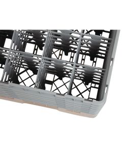 Cambro Camrack vaatwaskorf met 16 compartimenten max. glashoogte 29,8cm