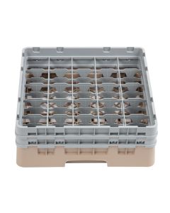 Cambro Camrack vaatwaskorf met 25 compartimenten max. glashoogte 13,3cm