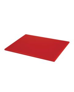 Hygiplas HDPE snijplank rood 300x225x12mm