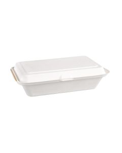 Fiesta Compostable composteerbare bagasse voedseldozen 24,8cm (250 stuks)