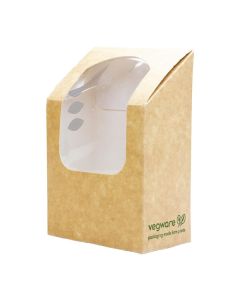 Vegware composteerbare tortilladozen met PLA-venster (500 stuks)