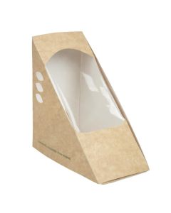 Vegware composteerbare kraft sandwichboxen (500 stuks)