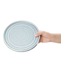 Olympia Cavolo plat rond bord ijsblauw 22cm