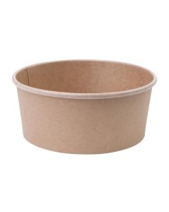 Fiesta Compostable ronde kraft saladeschaal 75cl (300 stuks)