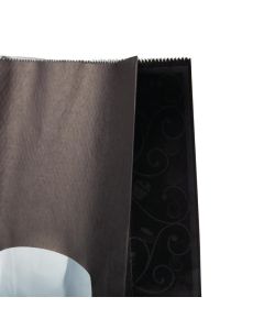 Colpac papieren sandwichboxen met venster recyclebaar zwart (250 stuks)