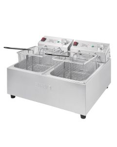 Buffalo dubbele friteuse 2x5L 2800W met timer