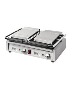 Buffalo dubbele contactgrill glad/groef