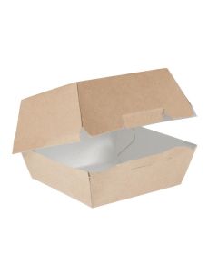 Colpac kraft hamburgerdoosjes composteerbaar standaard 10,8cm (250 stuks)