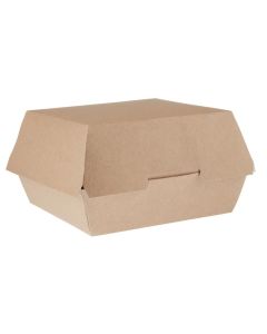 Colpac kraft hamburgerdoosjes composteerbaar groot 13,5cm (250 stuks)