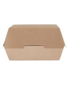 Colpac kraft hamburgerdoosjes composteerbaar groot 13,5cm (250 stuks)