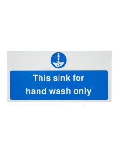 Vogue 'Hand wash only' bord
