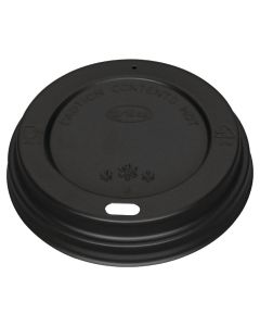 Fiesta Recyclable deksel zwart voor Fiesta Recyclable 340ml en 455ml koffiebekers (1000 stuks)