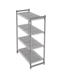 Cambro stelling 183cm hoog 4 schappen - 61cm diep - 107cm breed