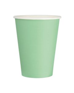 Fiesta Recyclable koffiebekers enkelwandig turquoise 340ml (1000 stuks)