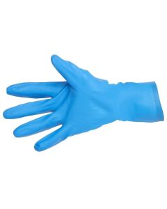 MAPA Ultranitril 475 waterdichte handschoenen voor schoonmaak of voedselbereiding blauw - M
