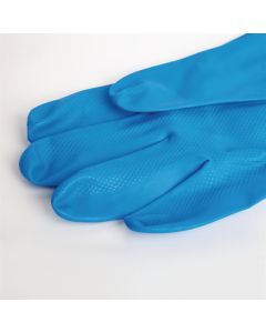 MAPA Ultranitril 475 waterdichte handschoenen voor schoonmaak of voedselbereiding blauw - M