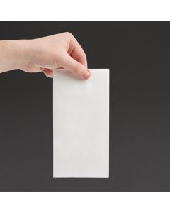 Fiesta Recyclable 3-laags dinerservetten 1/8 vouw wit 400mm (1000 stuks)