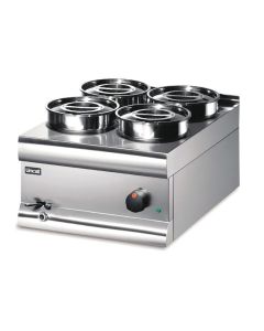 Lincat Silverlink 600 bain marie BS4W 4 x 4,5L