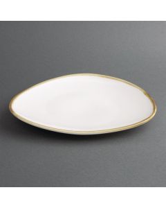 Olympia Kiln driehoekige borden krijtwit 230mm (6 stuks)