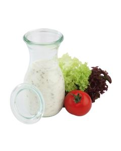 APS glazen flessen met deksel (6 stuks)