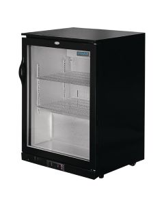 Polar G-serie laag model gekoelde bardisplay met klapdeur zwart 128L