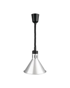 Buffalo verstelbare warmhoudlamp zilver